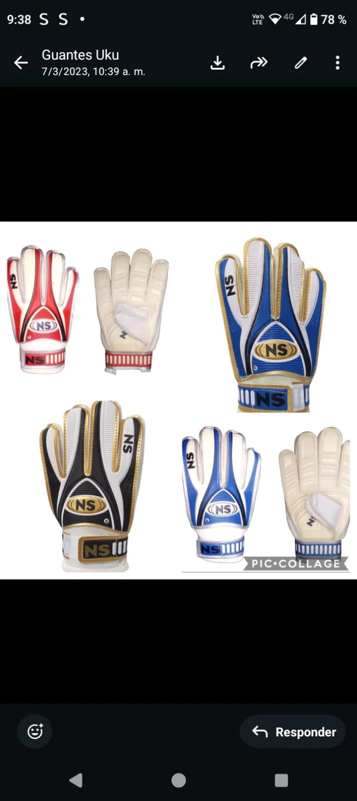 Guantes Arquero